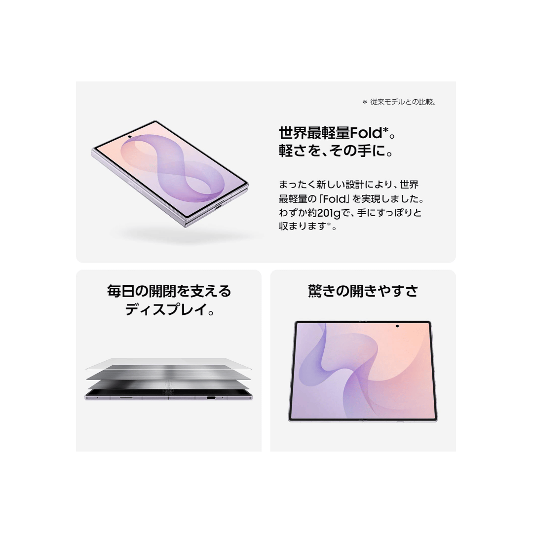 Galaxy Z Fold8 (SIMフリー, 新品)